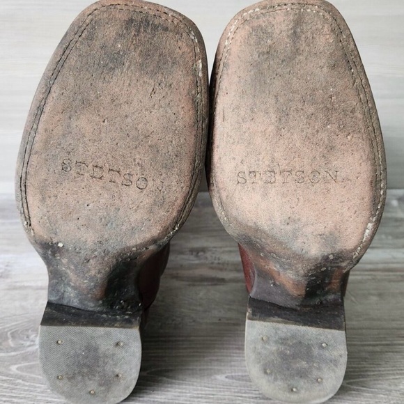 Women’s Tall Stetson Western Cowboy Boots Sz 10 - Picture 6 of 9